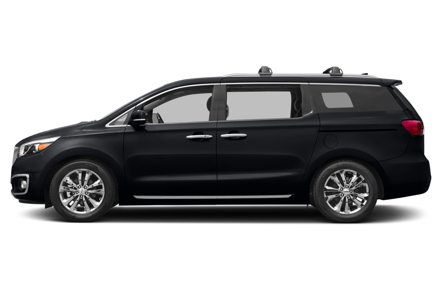 white kia minivan