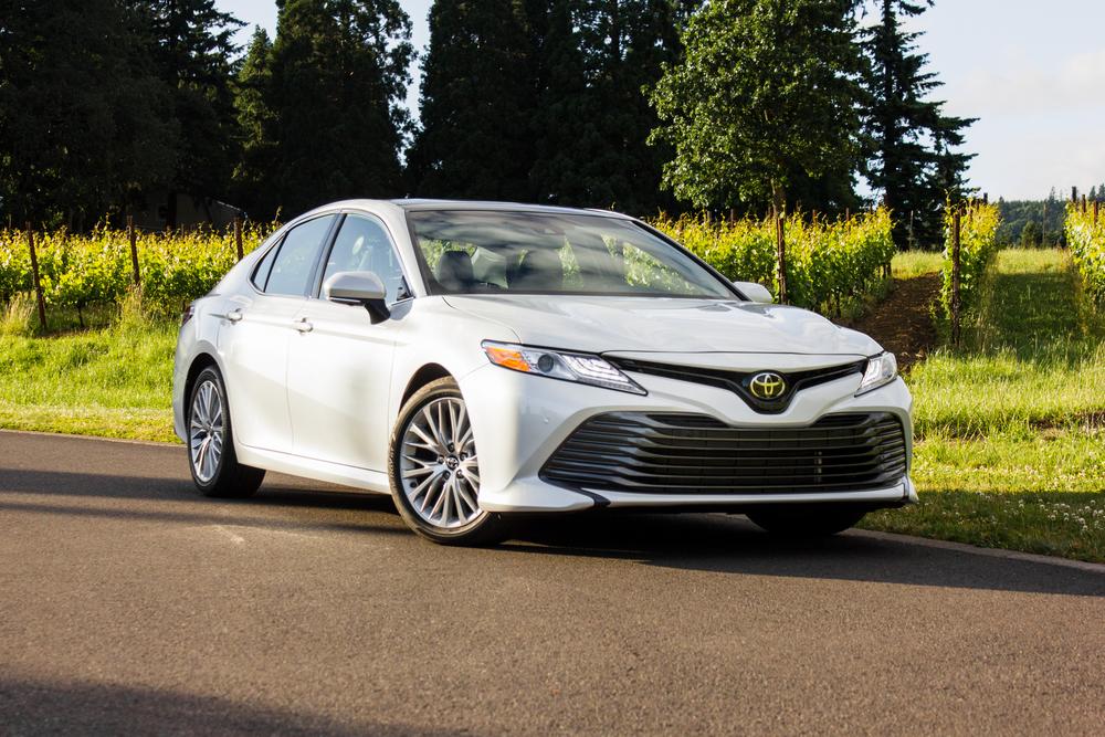  2018 Camry Exterior with Simple Decor
