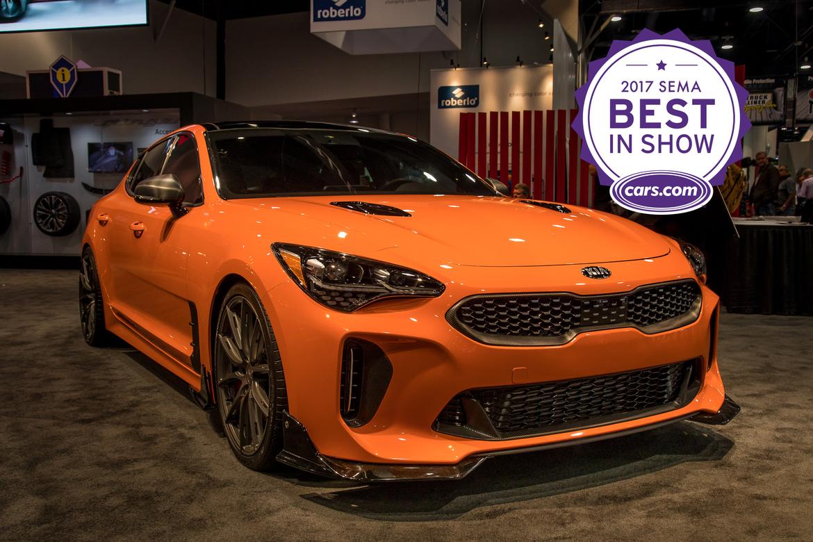 2017 Sema Best In Show News Cars 01 Kia Stinger Gt 2018 Angle Exterior Front