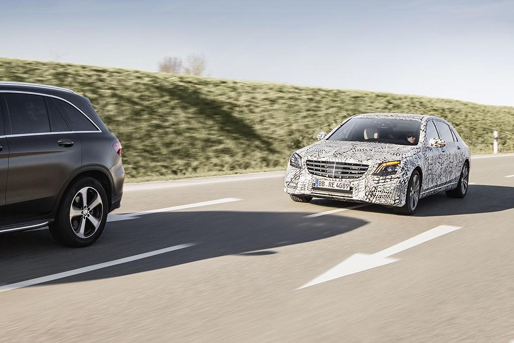 Mercedes-Benz stuffs a twin-turbo V8 into the GLC-Class