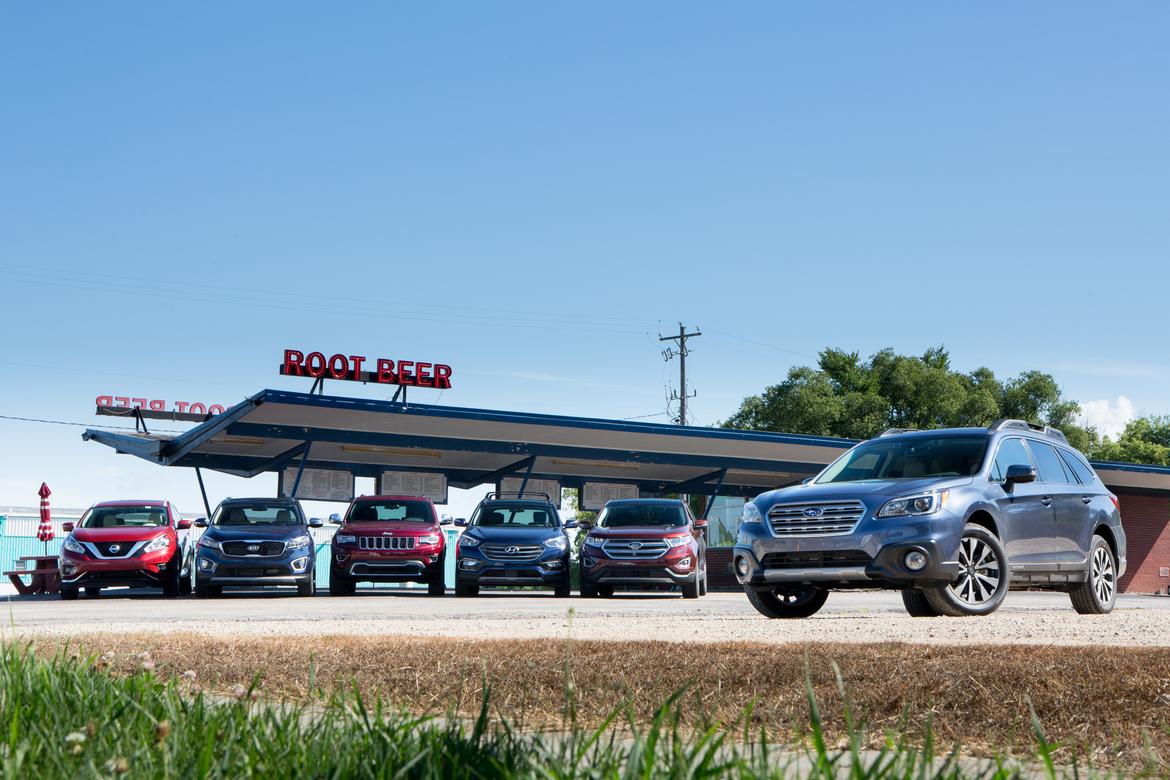 How The Subaru Outback Stacks Up Against Midsize Suvs News Cars 16midsizesuv Group03b 01 Jpg