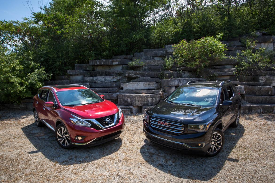 2017 Gmc Acadia Versus 2016 Nissan Murano News Cars