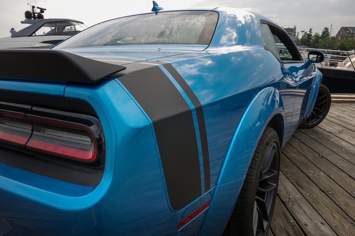 04-<a href=https://www.sharperedgeengines.com/used-dodge-engines>dodge</a>-challenge-scat-pack-widebody-2019-blue--exterior--rear-