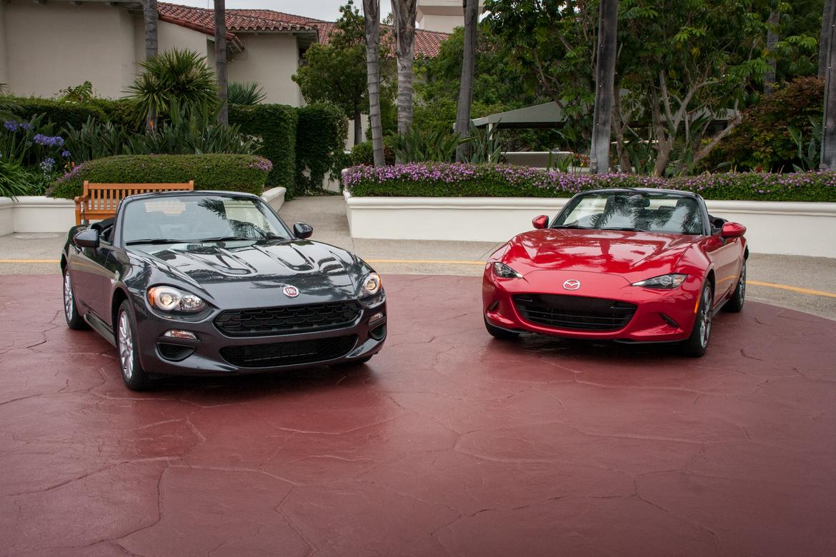 2017 Fiat 124 Spider And 2016 Mazda Miata Head To News 2017 Fiat 124 Spider And 2016 Mazda Miata Head To News Cars