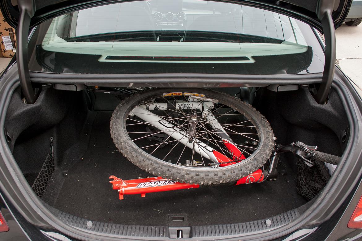 Mercedes c300 trunk bike rack #5