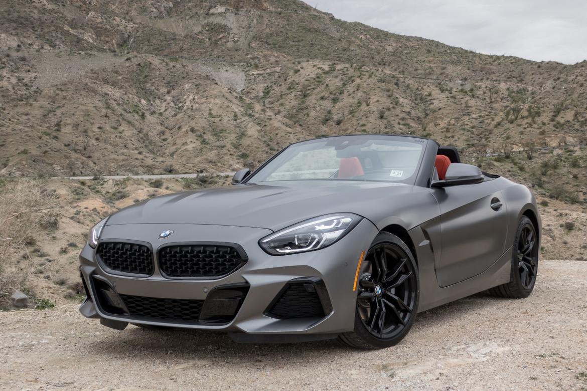 01-<a href=https://www.sharperedgeengines.com/used-bmw-engines>bmw</a>-z4-2019-angle--exterior--front--mountains--silver.jpg