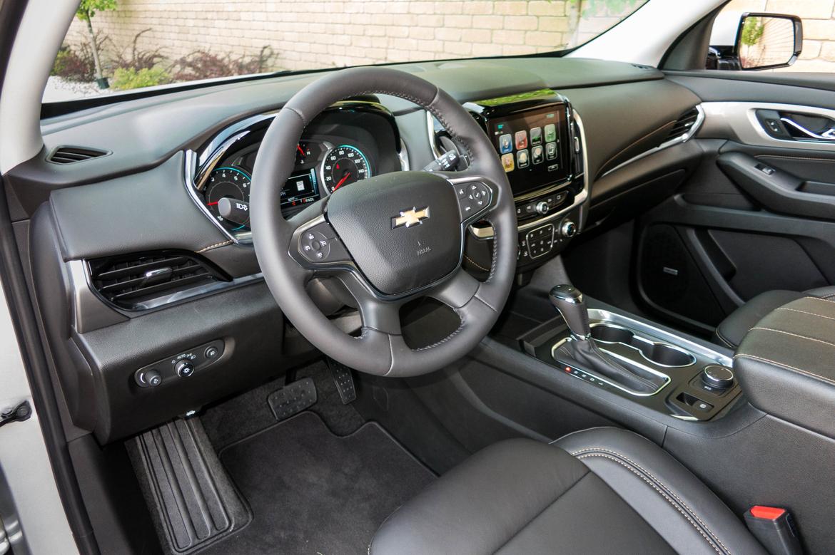 dashboard, steering wheel, and center stack/console view from driver's side